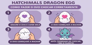 Hatchimals Dragon Egg: Como Fazer o Ovo Chocar Corretamente