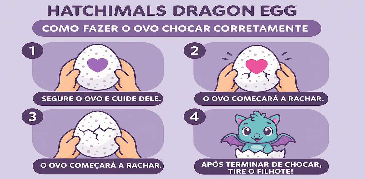 Hatchimals Dragon Egg: Como Fazer o Ovo Chocar Corretamente